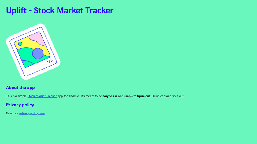 Stock Market Tracker Landing Page