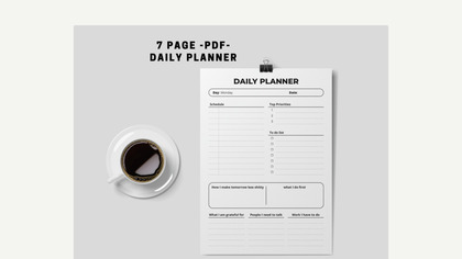 huffstack.gumroad.com Daily Planner image