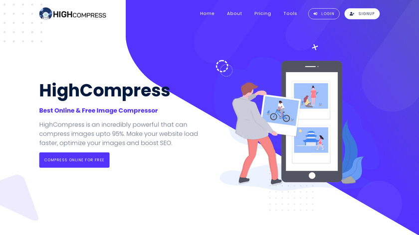 High Compress Landing Page
