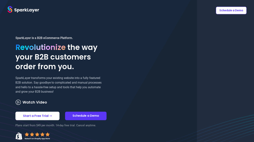 SparkLayer Landing Page