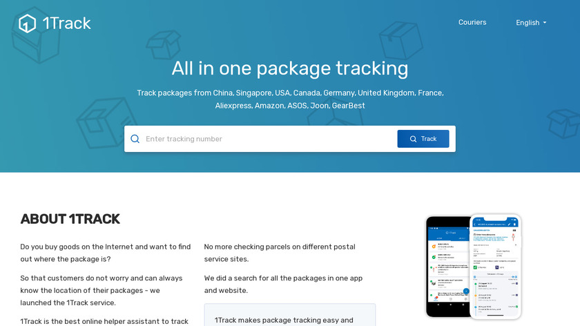 1Track Landing Page