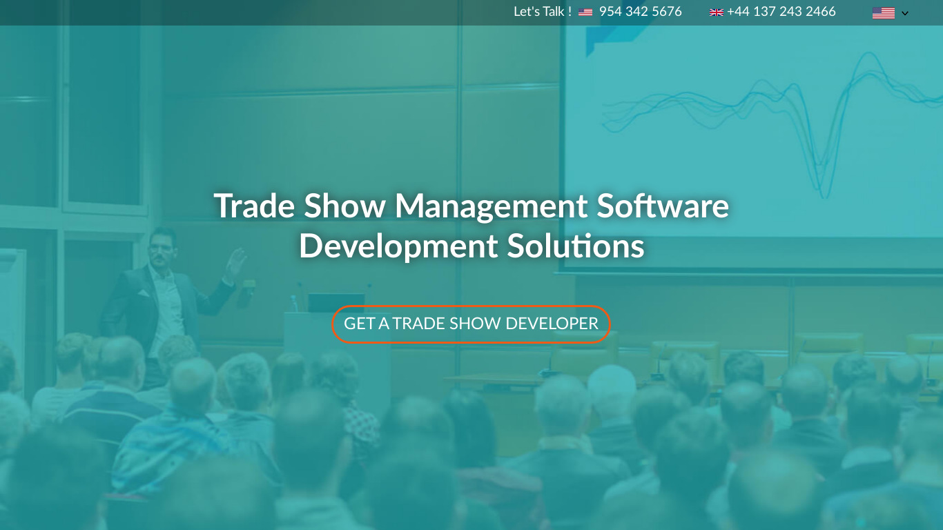 Chetu Trade Show Software Landing page