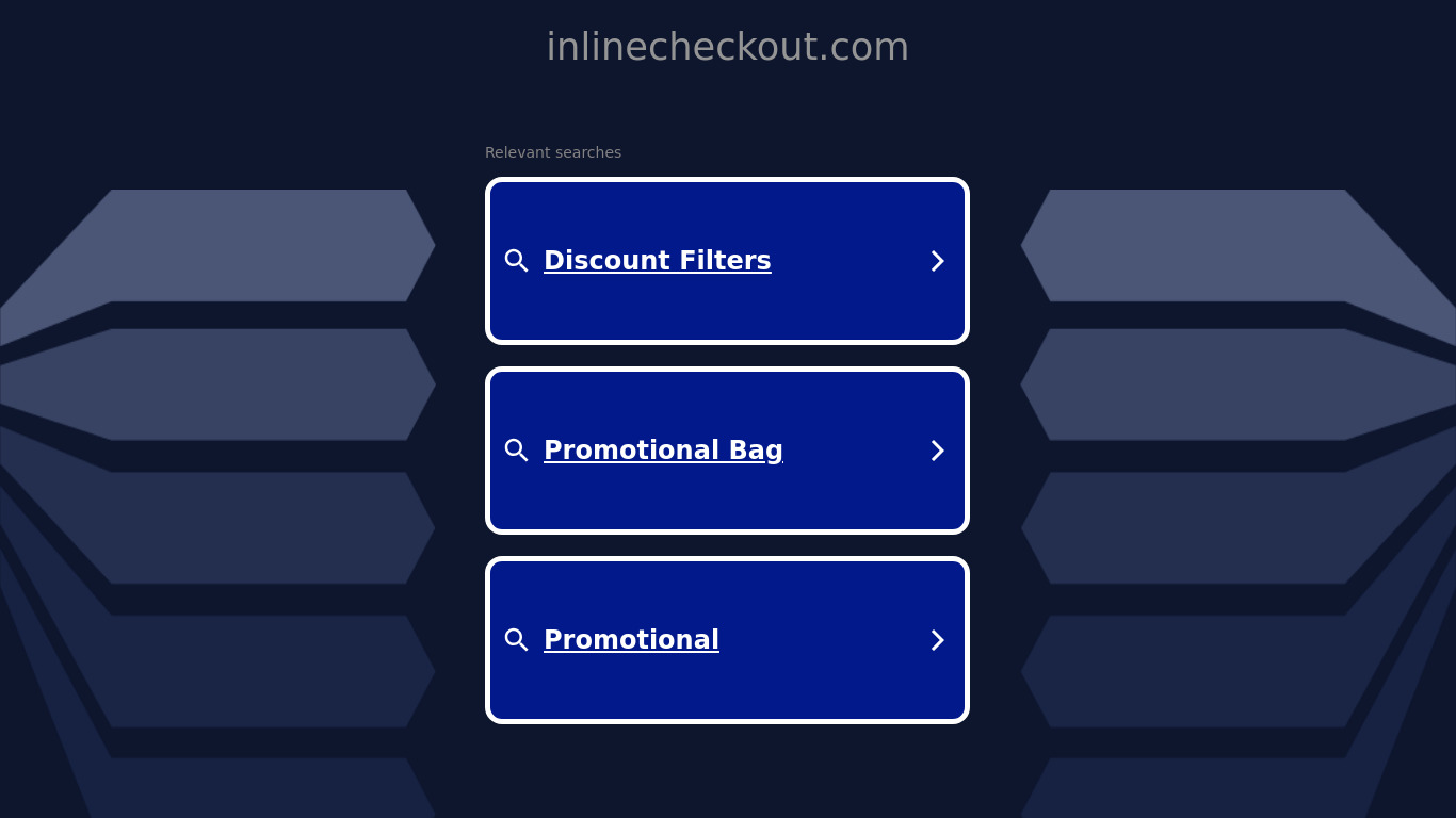 Inline Checkout Landing page