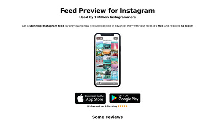 Feed Preview for Instagram image