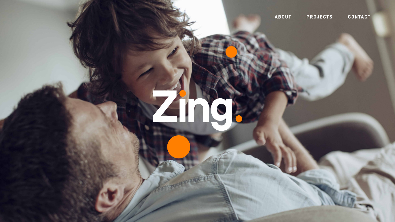 ZingProject Landing page