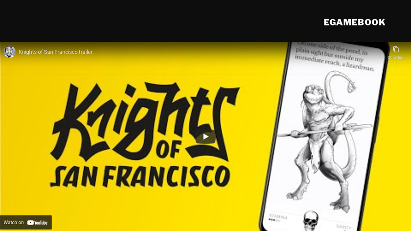 Knights of San Francisco Landing Page