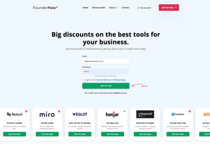 FounderPass screenshot
