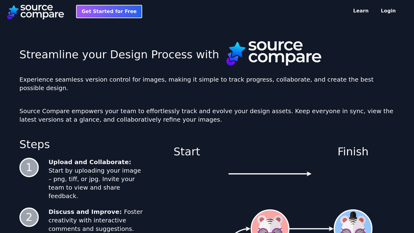 Source Compare Landing Page