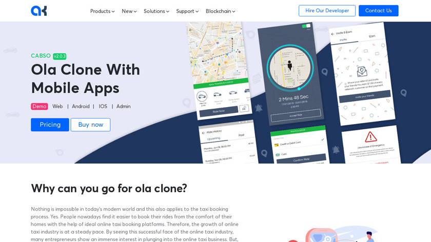 Appkodes Cabso Landing Page