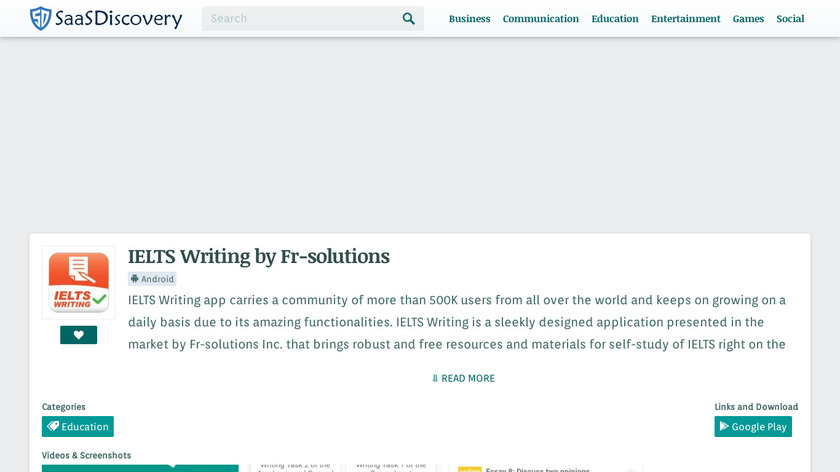 IELTS Writing by Fr-solutions Landing Page