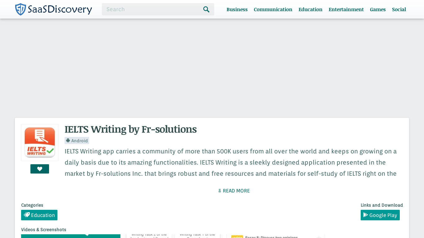 IELTS Writing by Fr-solutions Landing page