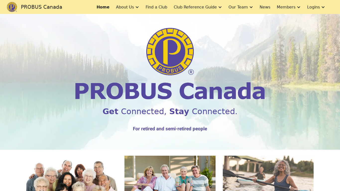 Probus Landing page