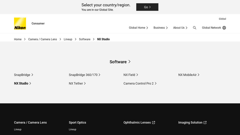 NX Studio Landing Page