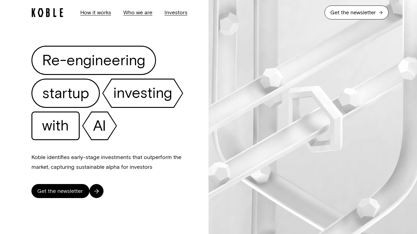 Founderfit by Koble Landing page