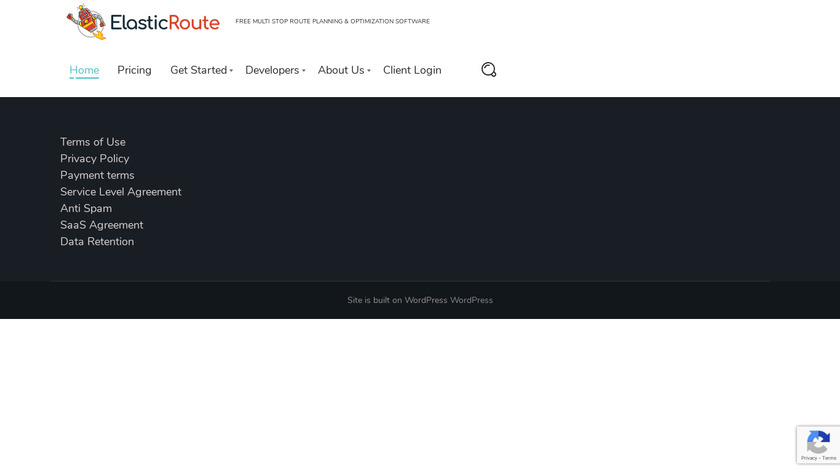 ElasticRoute Landing Page