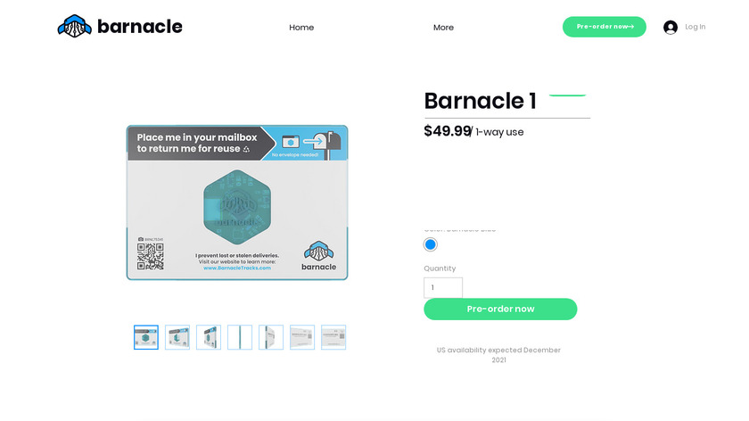 barnacletracks.com Barnacle Landing Page