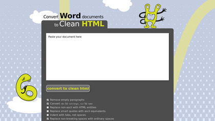 Word2CleanHTML.com image