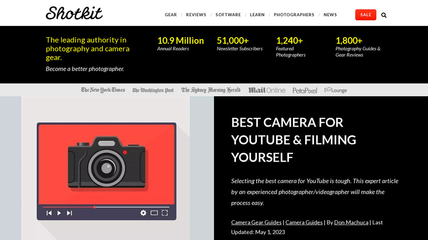 Focus for YouTube Landing Page