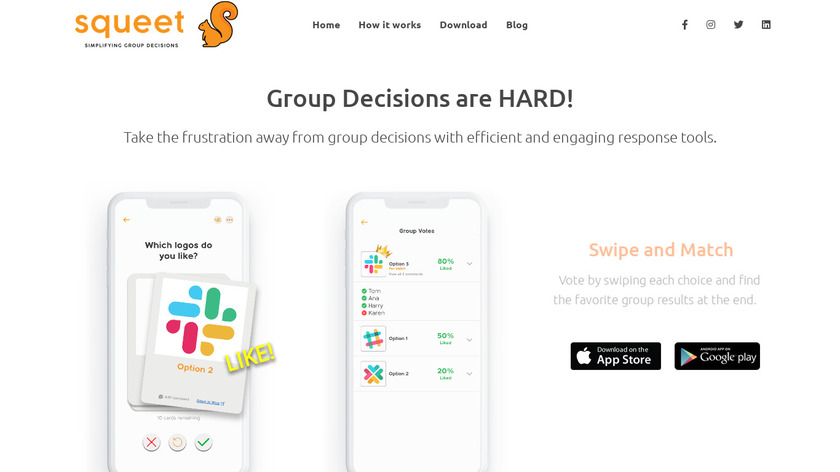 squeet.co Landing Page