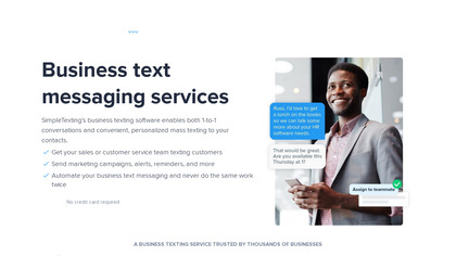Business Texting image