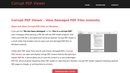 PDFFixer Corrupt PDF Viewer image