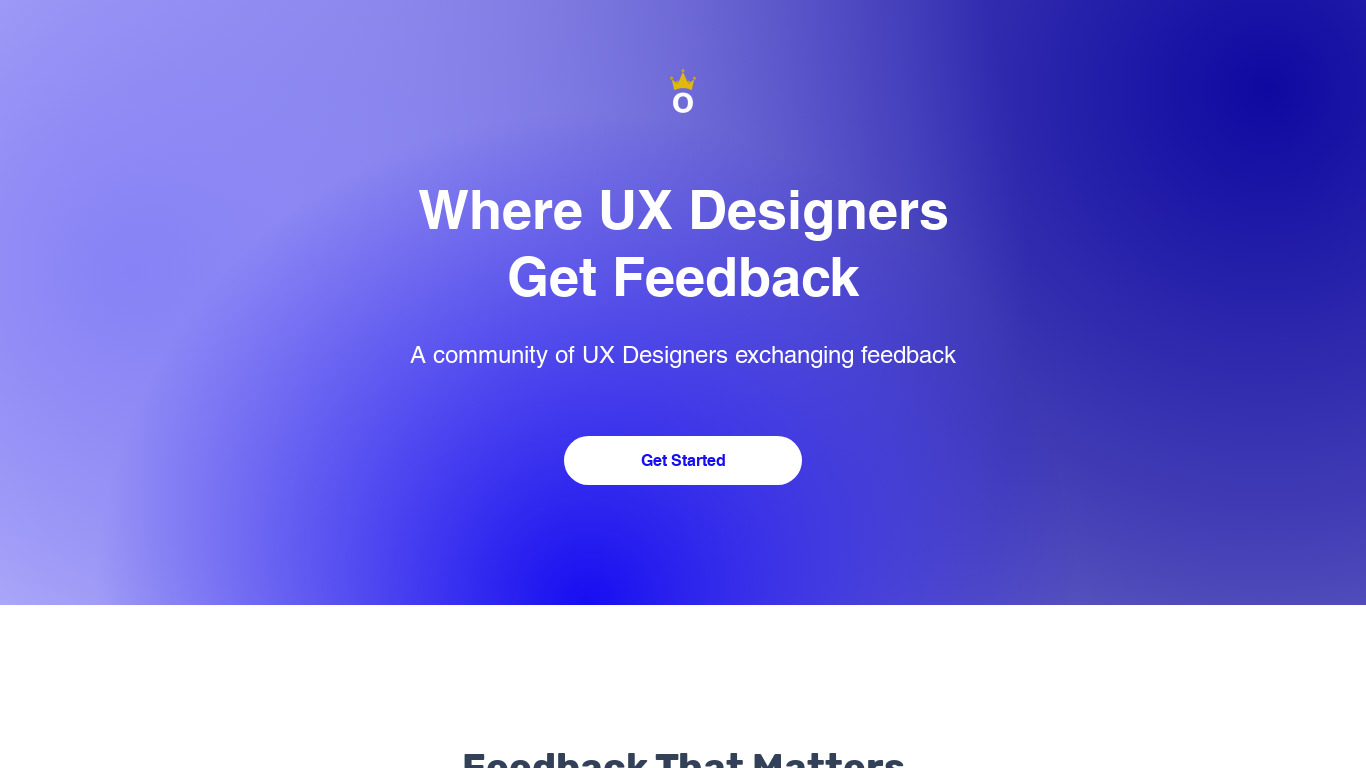 Crowwwn Landing page