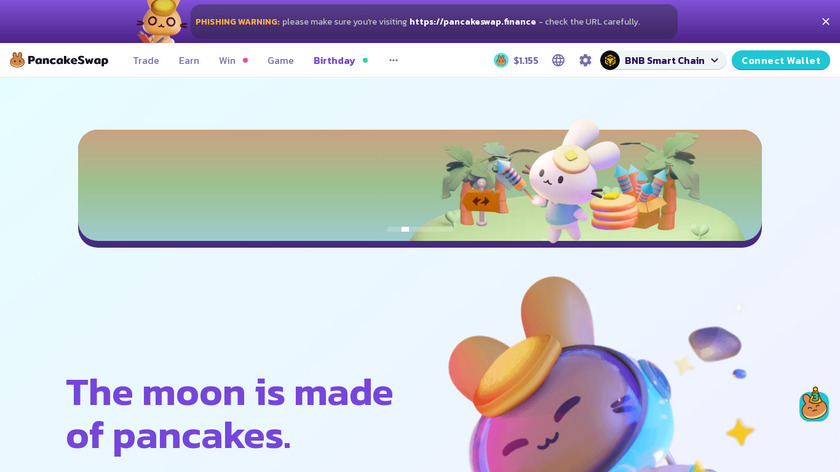 PancakeSwap Landing Page