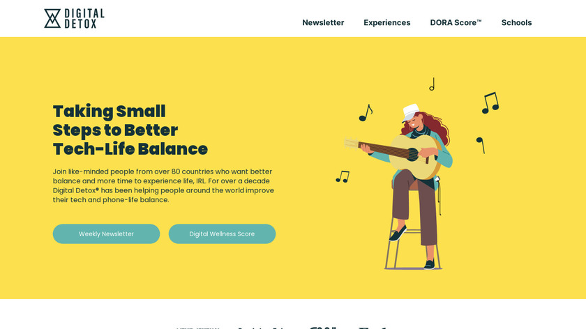 Digital Detox Landing Page