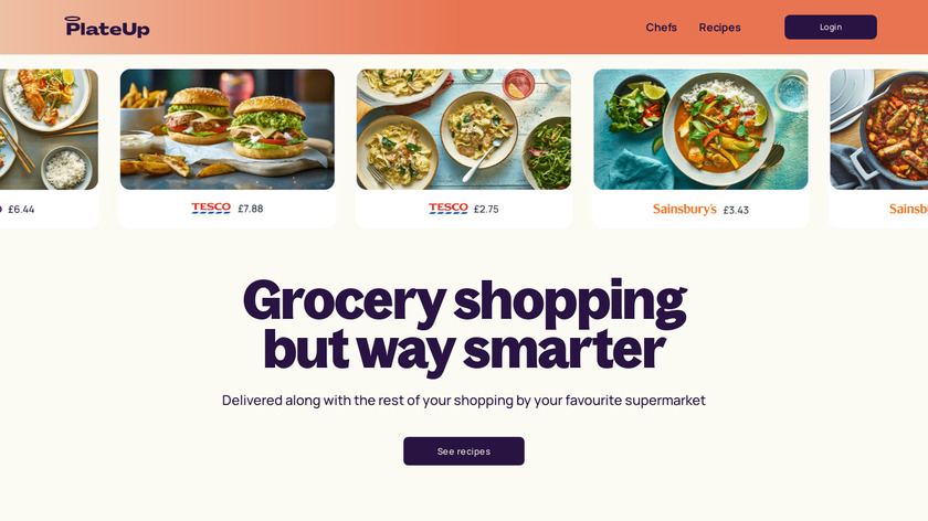 Plate Up Landing Page