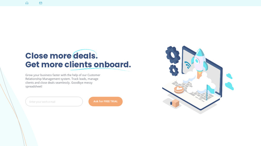 Flavor CRM Landing Page