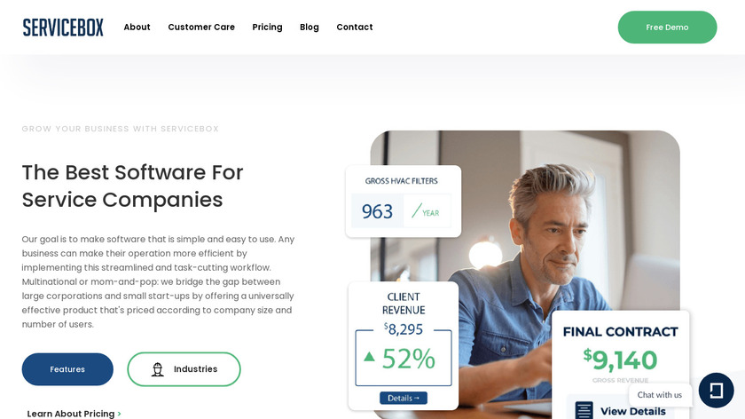 ServiceBox Landing Page