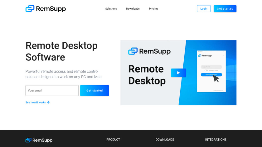 RemSupp Landing Page