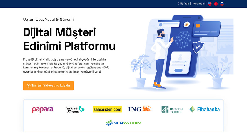 Prove ID Landing Page