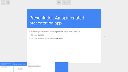 Presentador image
