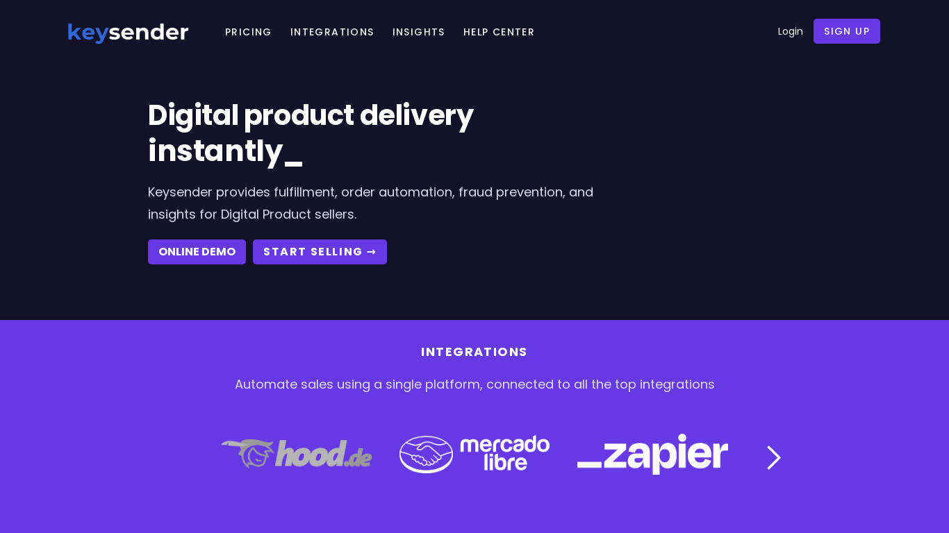 ZeroOne eCommerce Landing page