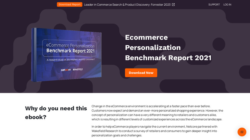 eCommerce Personalization Report 2021 Landing Page