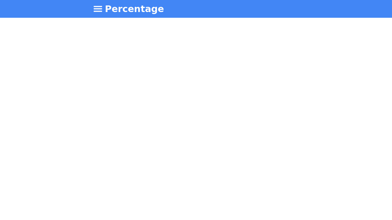 PercentageCalculator.net Landing page