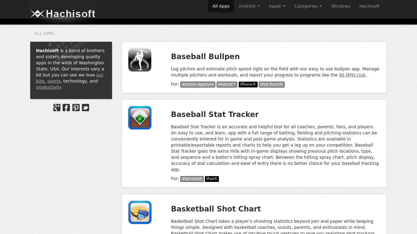 Basketball Stat Tracker Landing page
