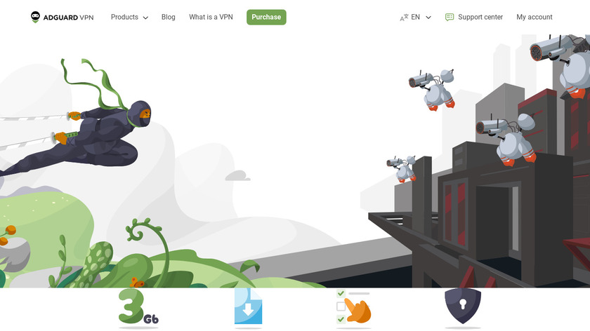 AdGuard VPN Landing Page
