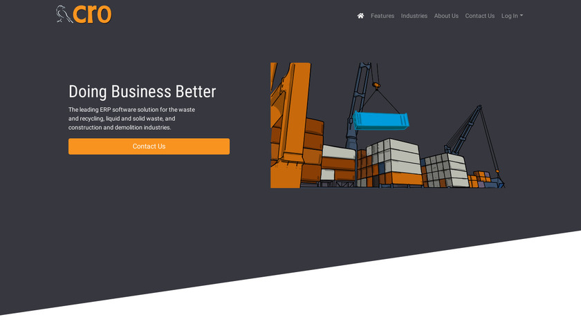 Cro Software Solutions Landing Page