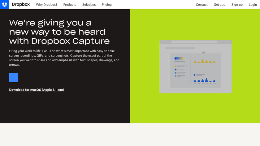 Dropbox Capture Landing Page