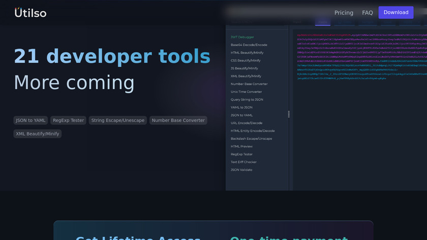 Utilso Landing Page
