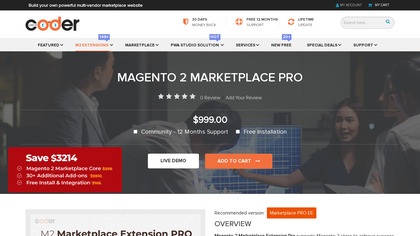 Landofcoder Magento 2 Marketplace PRO image