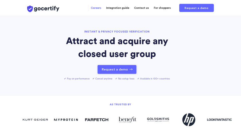 GoCertify Landing Page
