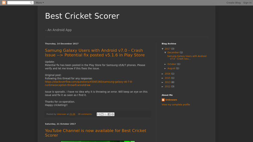 Best Cricket Scorer FREE Landing Page