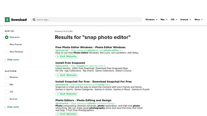 Snap Image Editor image