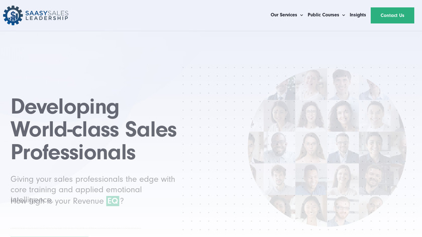 SaaSy Sales Leadership Landing Page