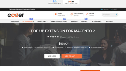 Landofcoder Magento2 Pop Up Extension image