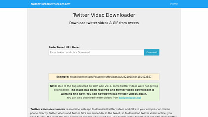 Download Twitter Video image