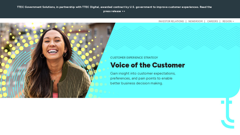 Ttec Voice of Customer Landing Page
